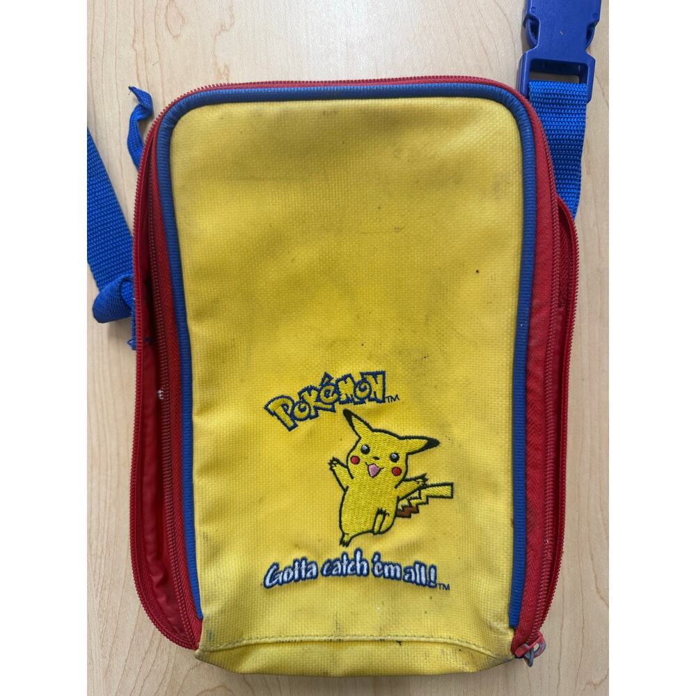 Vintage Pokémon Pikachu Gotta Catch Em All Crossbody Bag Y2K - Picture 2 of 4